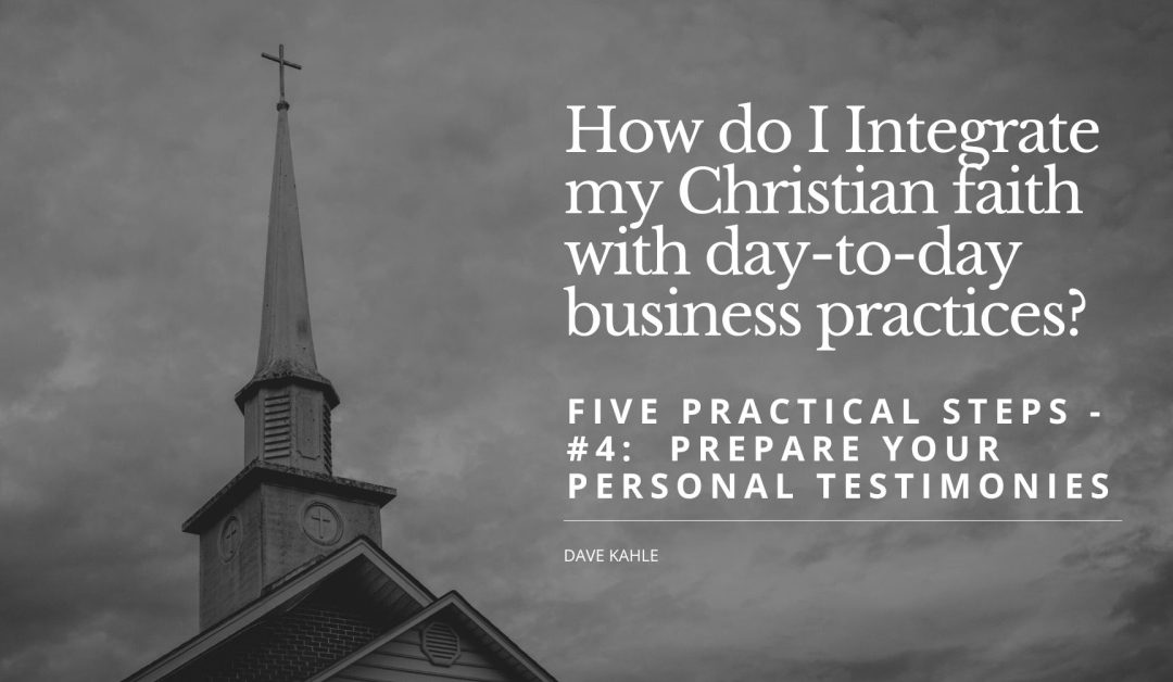 Integrate Faith Personal Testimonies